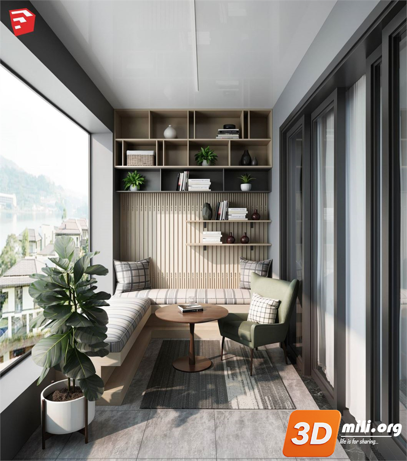 Balcony Skp Files